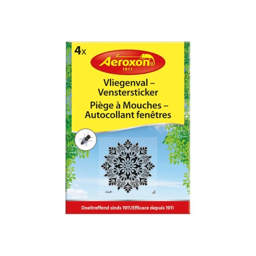 BSI Aeroxon vliegenval venstersticker 4 stuks