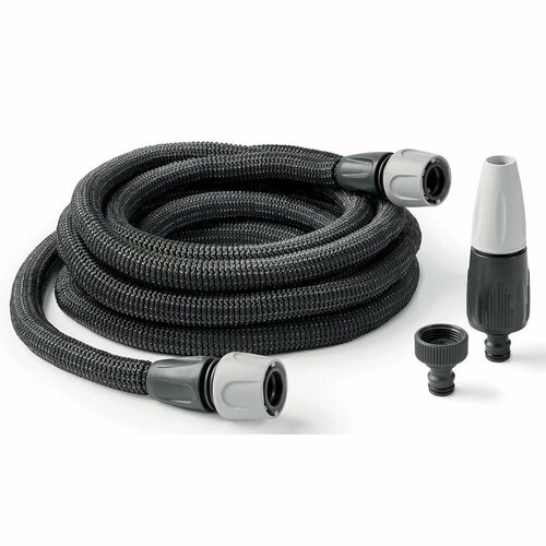 GF Aquapop 25 meter uitrekbare slang grey