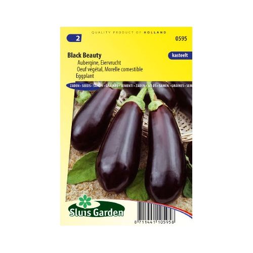 Aubergine zaden Black Beauty