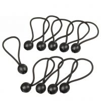 Nature band elastisch met kogelstoppers - afbeelding 1