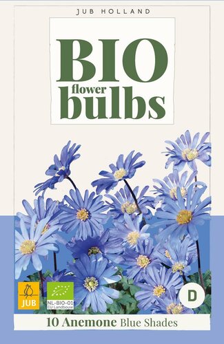 Bio anemoon blanda blue shades 10 bollen - afbeelding 1