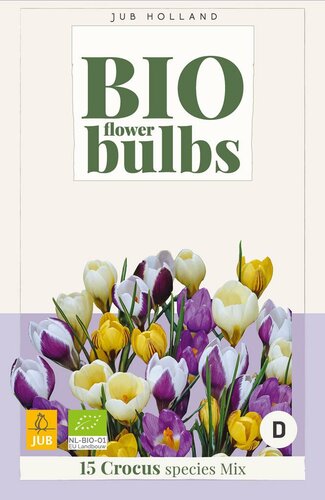 Bio crocus species mix 15 bollen