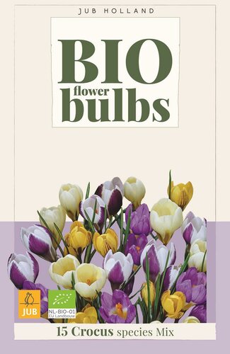 Bio crocus species mix 15 bollen