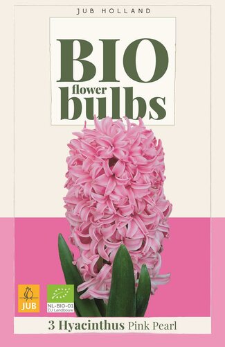 Bio Hyacint pink pearl 3 bollen - afbeelding 1