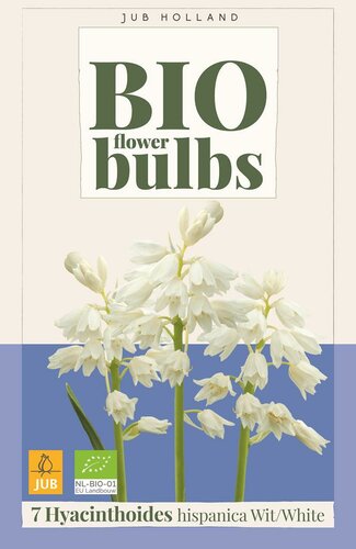 Bio Hyacinthoides hispanica wit 7 bollen - afbeelding 1