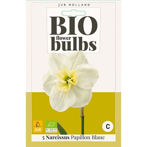 Bio narcis Papillon Blanc 5 bollen