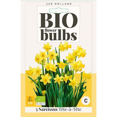 Bio narcis Tete-a-Tete 5 bollen - afbeelding 1