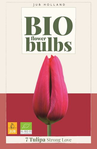 Bio tulp strong love 7 bollen - afbeelding 1