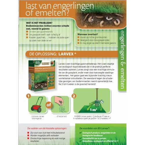 Bsi Larvex emelten en engerlingen 2,5 kg - afbeelding 2