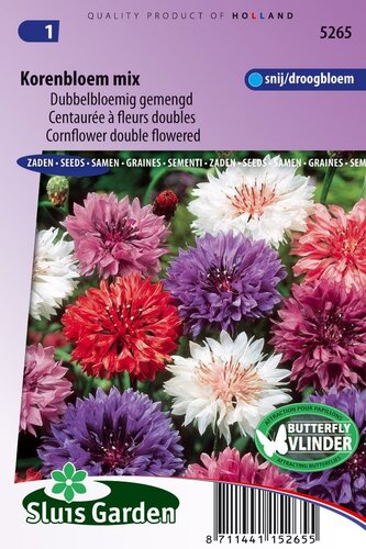 Centaurea Cyanus zaden Korenboem dubbel mix