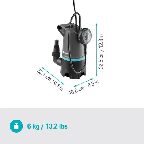 Gardena dompel/vuilwaterpomp 20000 basic - afbeelding 2