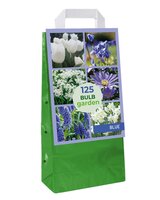 Draagtas 125 bloembollen Garden blue