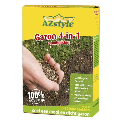 Ecostyle AZstyle gazon 4-in-1 totaalpakket 1 kg - afbeelding 1