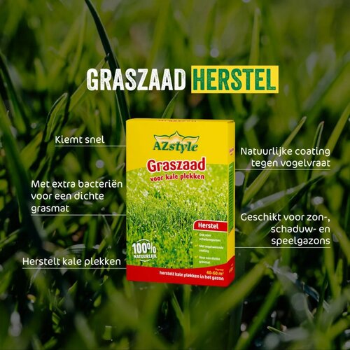 Ecostyle AZstyle Graszaad-Herstel 100 gram - afbeelding 2