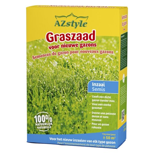 Ecostyle AZstyle Graszaad-Inzaai 1 kg - afbeelding 1