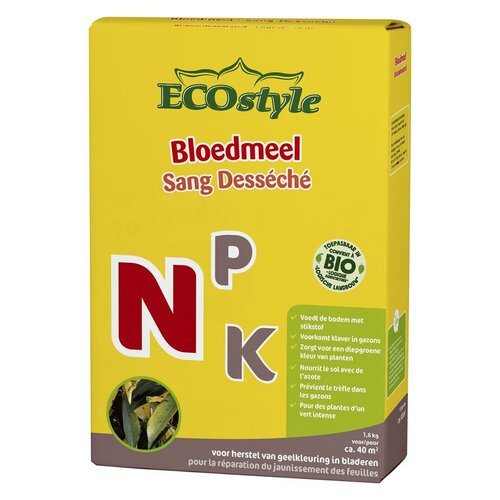 ECOstyle Bloedmeel (N) 1,6 kg - afbeelding 1