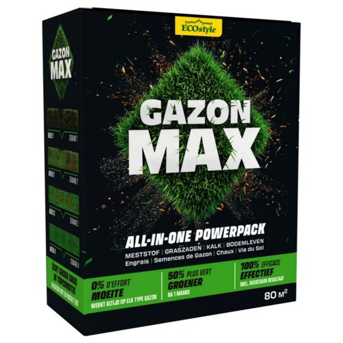 Ecostyle gazon max 4 kg voor 80 m² - afbeelding 1