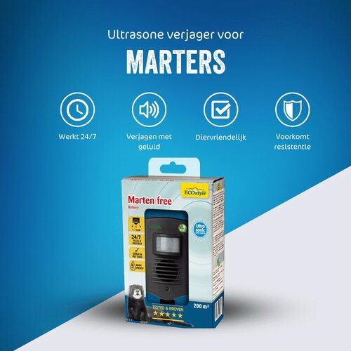 Ecostyle marten free 50 m2 op batterijen - afbeelding 2
