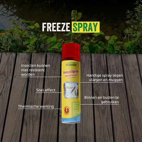 Ecostyle vliegende insecten freezespray 500 ml - afbeelding 2