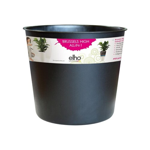 Elho brussels diamond high easy insert 32 black