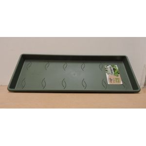 Elho green basic trough saucer 40 leaf green