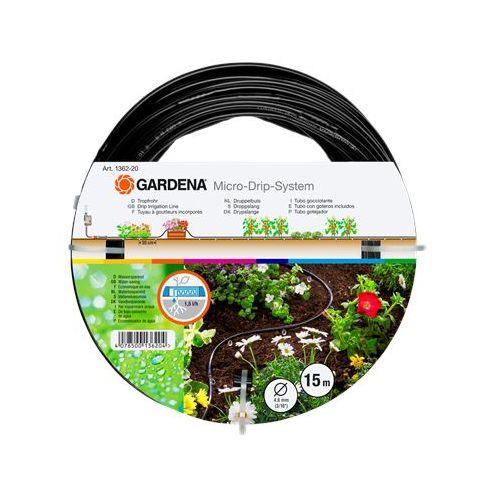 Gardena druppelbuis 4.6mm 15 meter