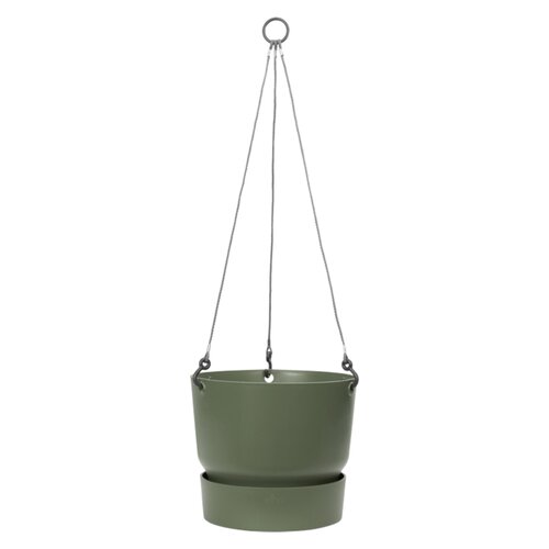 Elho greenville hanging basket 24 leaf green - afbeelding 1