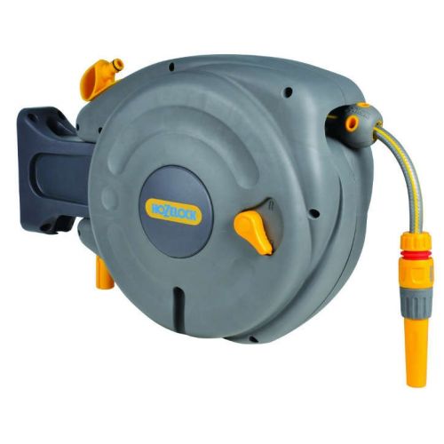 Hozelock mini auto reel wandslangbox 10 meter grijs - afbeelding 1