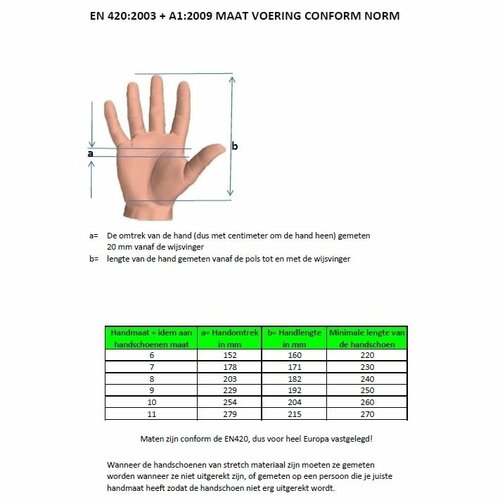 Kixx handschoen groovy green maat 9 - afbeelding 2