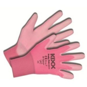 Kixx handschoen pretty pink maat 7 - afbeelding 1