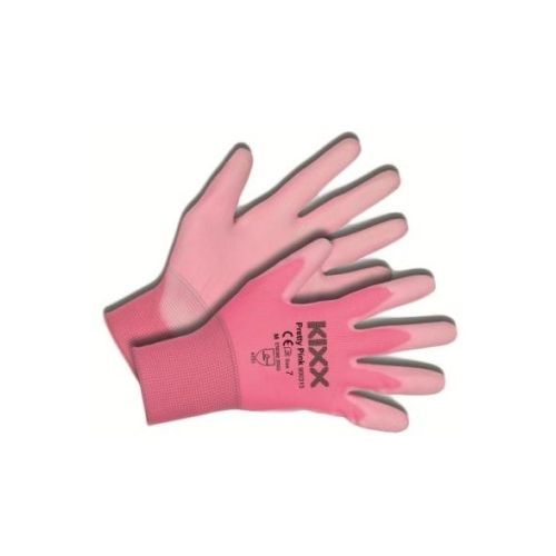 Kixx handschoen pretty pink maat 8 - afbeelding 1