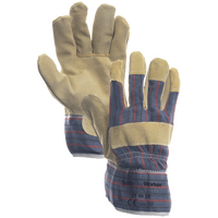 Kixx handschoenen Varkenssplit / katoen mt 10 - afbeelding 1