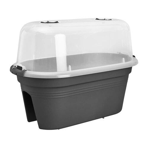 Elho green basics balcony grow set 55 living black - afbeelding 1