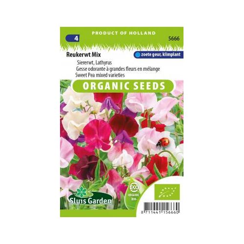 Lathyrus Odoratus zaden Reukerwt mix BIO