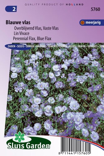 Linum Perenne zaden vlas blauw