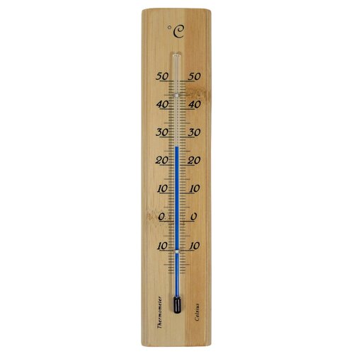 Nature Muurthermometer bamboe