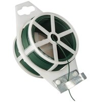Nature geplastificeerd binddraad 1.2 mm groen