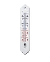 Nature muurthermometer wit