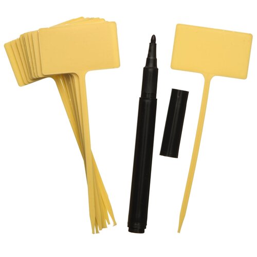 Nature plaatetiketten 13 cm 10 stuks - afbeelding 2