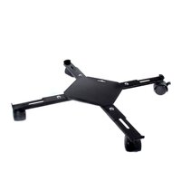 Nature planttrolley metaal zwart 34 - 51 cm vierkant