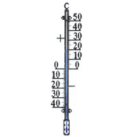 Nature thermometer ABS zwart