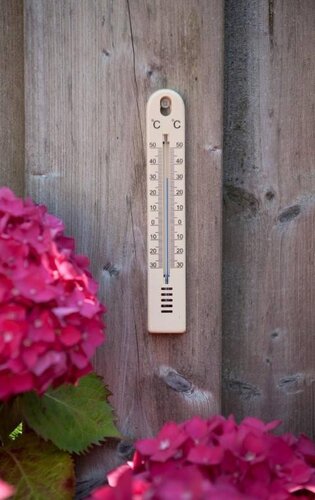Nature thermometer polystyreen bruin - afbeelding 2