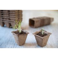 Nature turfpot 6 x 6 x 6 cm 16 stuks - afbeelding 2