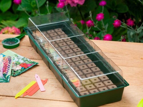 Nature vensterbankkweekset 49x15,5x10 cm groeimedium - afbeelding 2