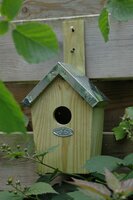 Nestkast / vogelhuisje groen - afbeelding 2