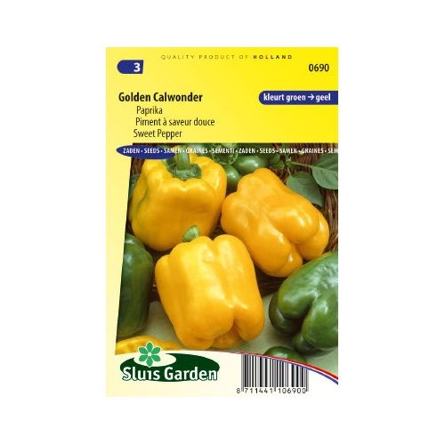 Paprika zaden Golden Calwonder