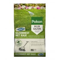 Pokon gazonmest met kalk 3-in-1 125 m2