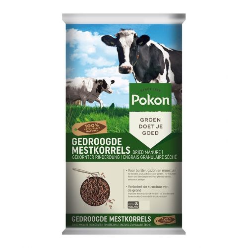 Pokon gedroogde mest korrel 20kg