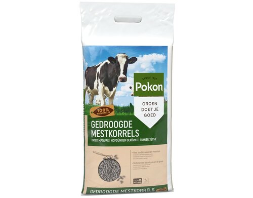 Pokon gedroogde mest korrel 5 kg