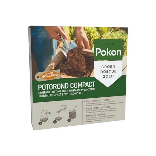 Pokon kokos potgrond compact 10 liter - afbeelding 1